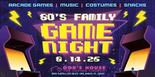 80's Family Game Night