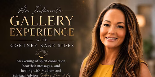 An Intimate Gallery Experience with Medium Cortney Kane Sides