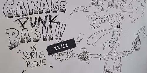 GARAGE PUNK BASH: "ATOM" CHRIS DALL & POWERBAND + CARELESS DRINKERS + TBA - LIVE P\u00c5 SORTE REN\u00c9 