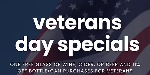 Veterans Day Specials