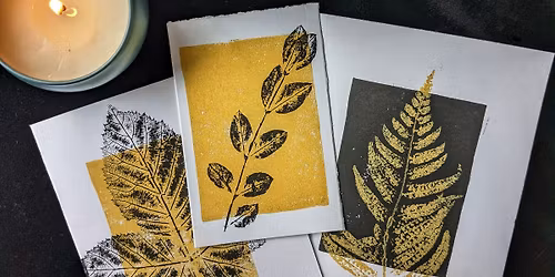 Botanical Print-Making Holiday Card Workshop (in-person)