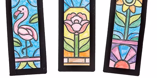 Stained Glass Bookmark craft