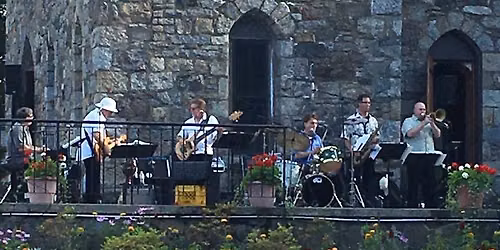 The Rico Barr Band, ft. the JJR Horns and special Guest Yvonne Wollak, performs in Revere, MA
