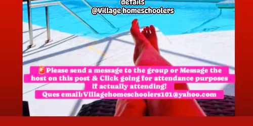 Pool party & pot luck Session 1\u2600\ufe0f\ud83c\udf0a\ud83d\udc59