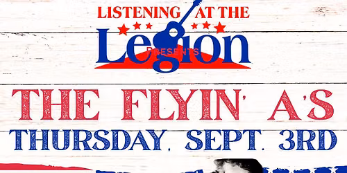 6:30pm The Flyin\u2019 A\u2019s @Listening at the Legion, Estes Park, CO