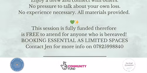 Memory Light Jar Making - 6th November 2025 @ 9.30am - 11.30am