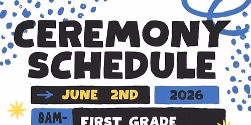 End of Year Ceremonies!