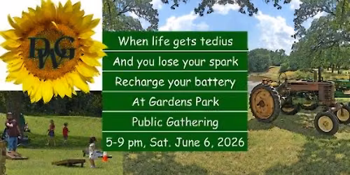 Dalworthington Gardens' 90th Anniversary Evening Fun at Gardens Park