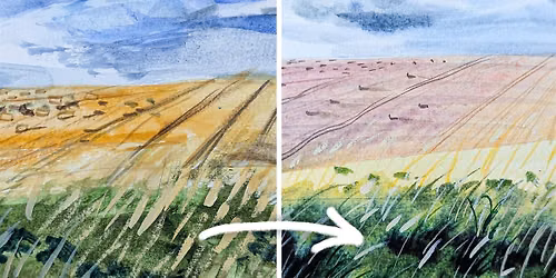 Watercolour Landscapes for Beginners 4 Week Course