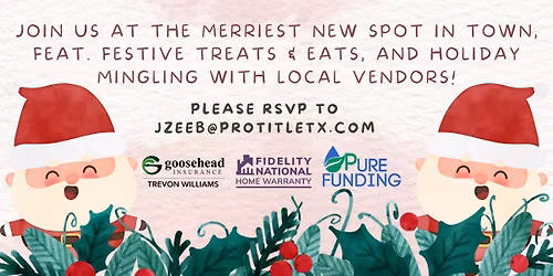 Jingle & Mingle Foodie Friday Real Estate Meetup