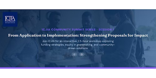 From Application to Implimentation : Strengthening Proposals for Impact