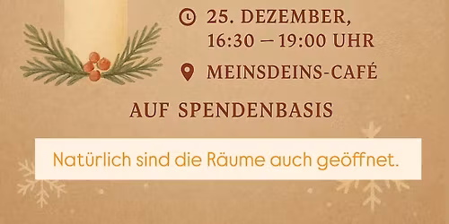 Weihnachten MeinsDeins-Caf\u00e9
