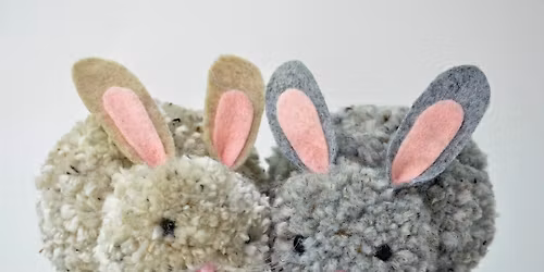 KIDS CLASS: Ages 7 to 12 years old Pom Pom Bunny