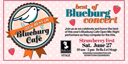 Best of Blueburg Cafe Open Mic Night Concert