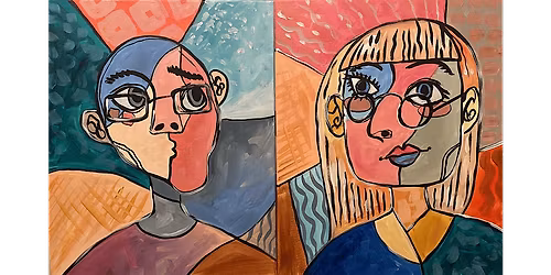 Cubist Portrait - Paint and Sip in Orange County | Classpop!\u2122