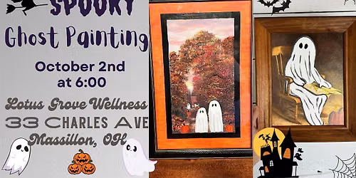 Spooky Ghost Painting