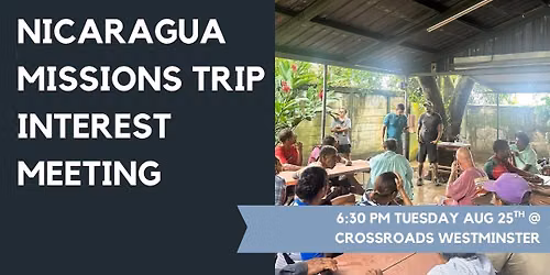 Nicaragua Missions Interest Meeting