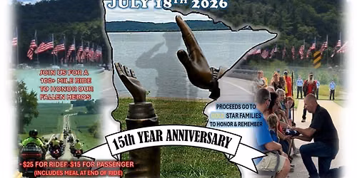 The Heros Ride 2026 - 15th Anniversary!