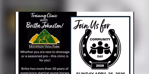 Community Learning Day & Riding Clinic @ The Bharn