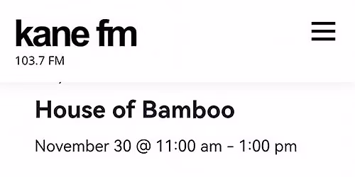 The House Of Bamboo