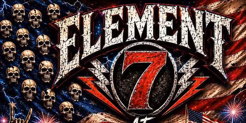Element 7  July 4th and 5th @ Beach Shack