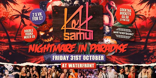 NIGHTMARE IN PARADISE @ Waterfront \ud83d\udc80\ud83d\udd25