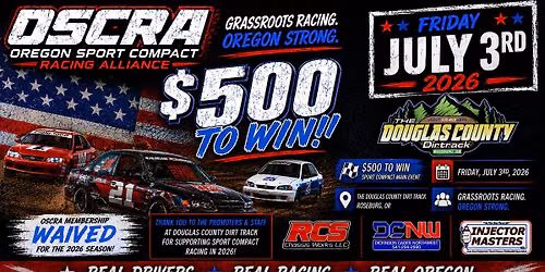OSCRA @ DCDT $500 to Win!