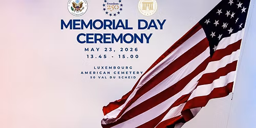 Memorial Day Ceremony in Luxembourg