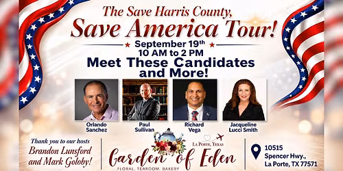 The Save Harris County, Save America Tour!