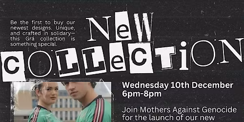 Mothers Against Genocide Merch Launch and Shop