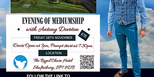 The Royal Chase Hotel Evening Of Mediumship with Antony Doveton