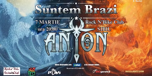 Sibiu: Concert ANTON - de 10 ani Suntem Brazi