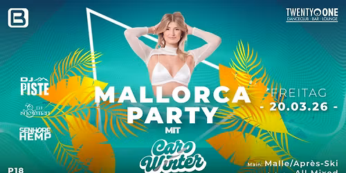 MALLORCA PARTY w\/Caro Winter