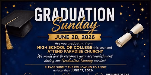 Graduation Sunday