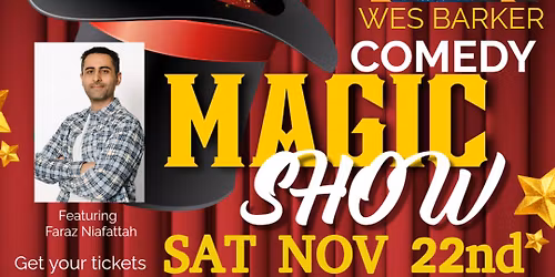 Wes Barker and Faraz Niafattah - Comedy Magic Show at Kawartha Downs Events