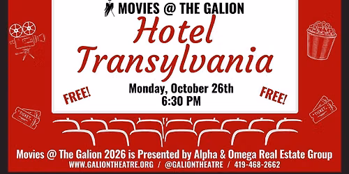 Movies @ The Galion: Hotel Transylvania