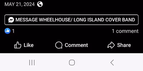 Wheelhouse Returns By Popular Demand to Rudi's Bar & Grill!!!