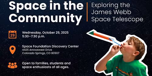Space in the Community Night: Exploring the James Webb Space Telescope