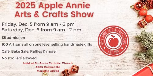 2025 Apple Annie Arts & Crafts Show