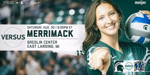 Michigan State Volleyball vs. Merrimack