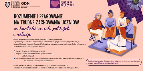 Rozumienie i reagowanie na trudne zachowania uczni\u00f3w w kontek\u015bcie ich potrzeb i relacji
