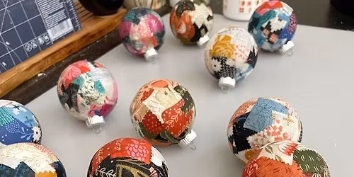 Crafternoons - Fabric Decoupage Ornaments