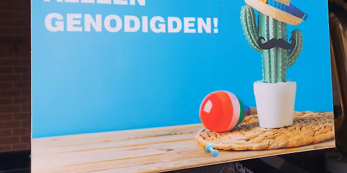 Besloten feestje op vrijdag 20 maart 2026