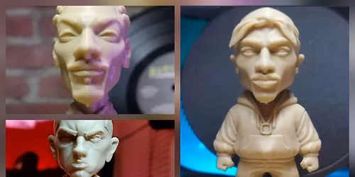 Hip Hop Icon Paint Pour