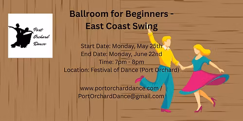 Ballroom for Beginners - East Coast Swing (Five Weeks)