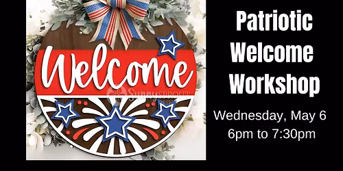 DIY Workshop - Patriotic Welcome Door Hanger