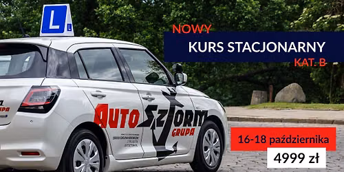 Nowy kurs stacjonarny - Prawo Jazdy kat. B