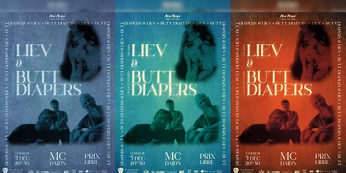 Concert Live \ud83d\udd34 - Liev \/\/ Butt Diapers - Mc Daid's