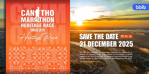 5BIB \ud83c\udfab M\u1ede B\u00c1N V\u00c9 - Can Tho Heritage Marathon  