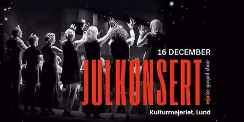 Rejoice Gospel Christmas - julkonsert med sv\u00e4ng och soul